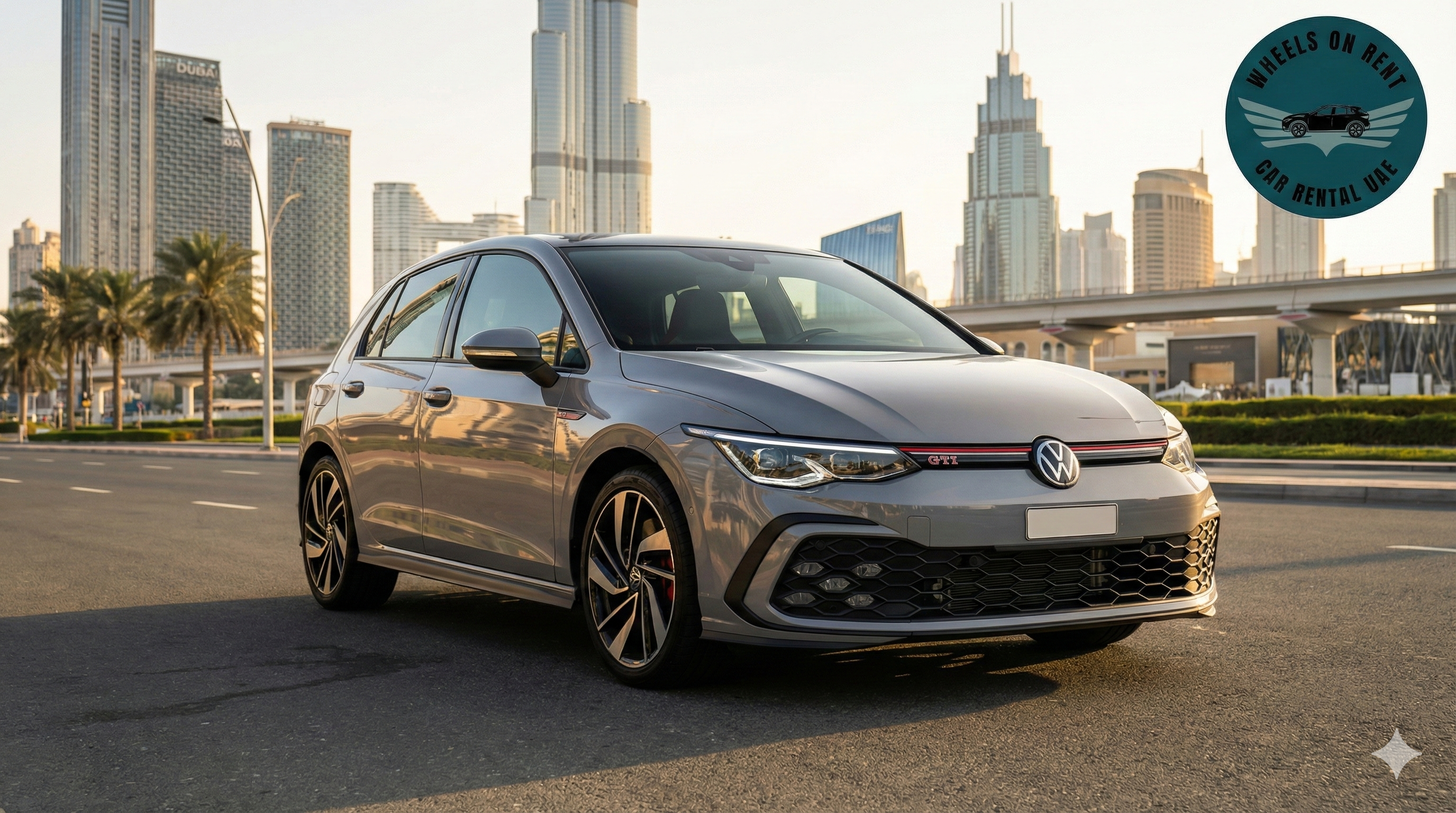 Rent Volkswagen Golf GTI in Dubai & Abu Dhabi | AED 400/Day – Wheels on Rent